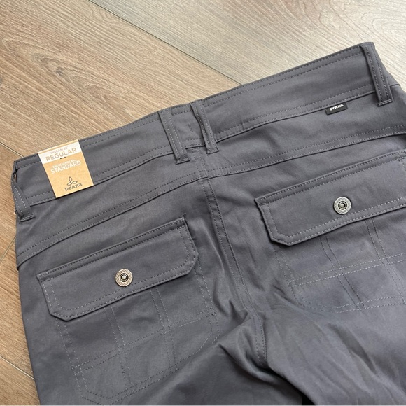 Womens Prana Halle Pants Gray Coal - Picture 7 of 9